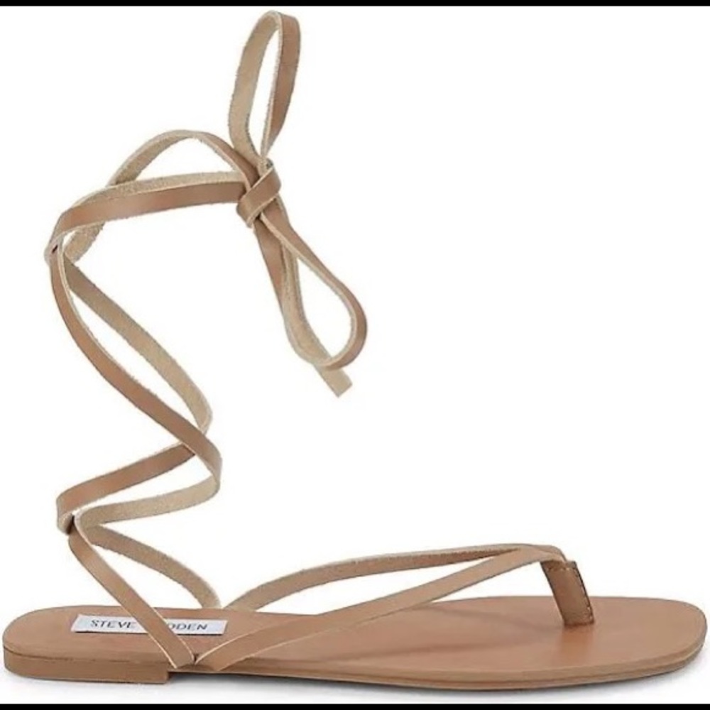 STEVE MADDEN LACE UP SANDALS